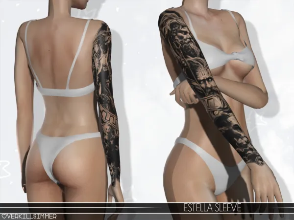 Mix Estella right sleeve - The Sims 4 Custom Content