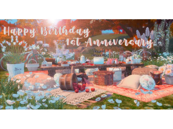 Maxis Match April Release 1st Anniversary by simsfinds - The Sims 4 Custom Content