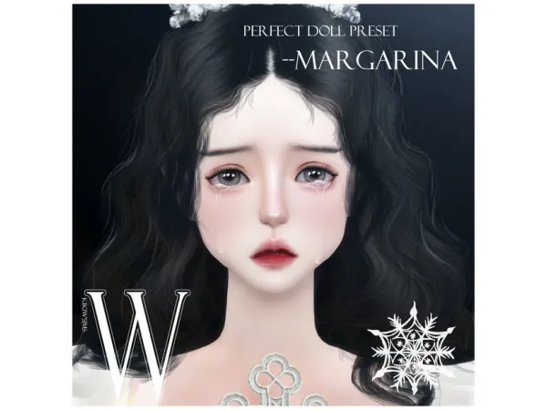 Mix [KIKIW] Perfect Doll Preset Margarina by simsfinds - The Sims 4 Custom Content