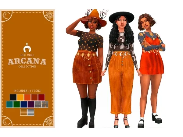 Maxis Match Arcana Collection by simsfinds - The Sims 4 Custom Content
