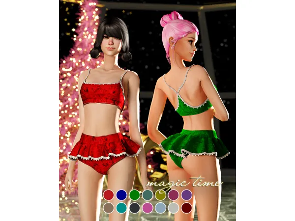 Alpha GCS December's 2021 by goodchillsstudio - The Sims 4 Custom Content