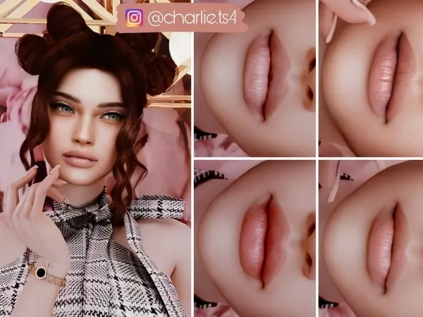 Alpha Hello Natural lipsticks - The Sims 4 Custom Content