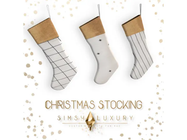 Mix Christmas Stocking by Sims4Luxury - The Sims 4 Custom Content
