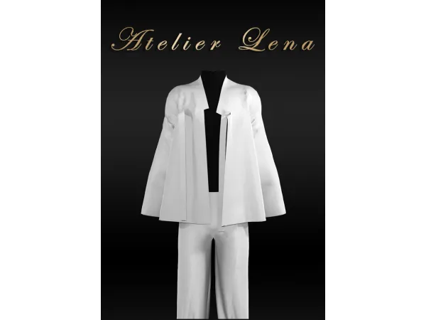 Alpha [Atelier Lena] Hanbok Bath Gown Set by simsfinds - The Sims 4 Custom Content