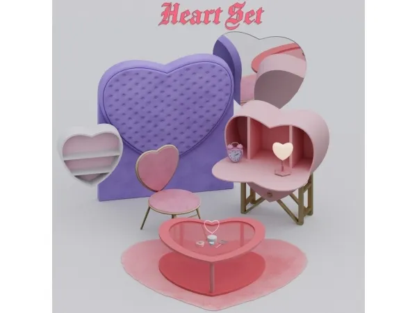 ♥ Heart Set ♥     by Mechtasims