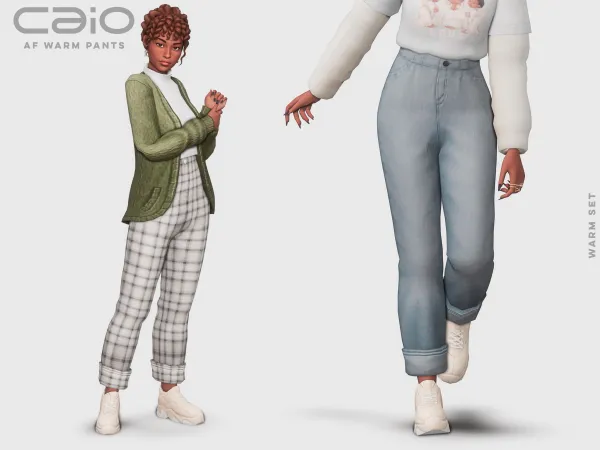 Maxis Match Warm Pants (Female) by caio-cc - The Sims 4 Custom Content