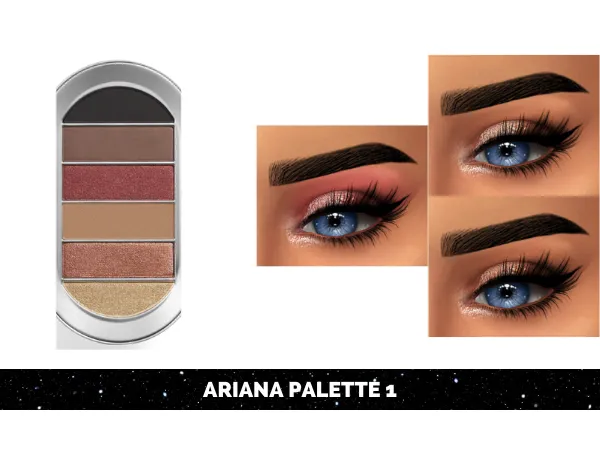 Mix ARIANA PALETTE 1 - The Sims 4 Custom Content