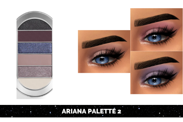 Mix ARIANA PALETTE 2 by fifthscreations - The Sims 4 Custom Content