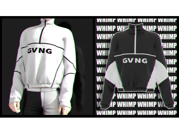 Alpha GVNG AnorakWhimp1337 by whimp - The Sims 4 Custom Content
