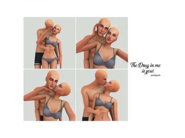 Maxis Match The drug in me is you Posepack (Patreon Early Access) - The Sims 4 Custom Content