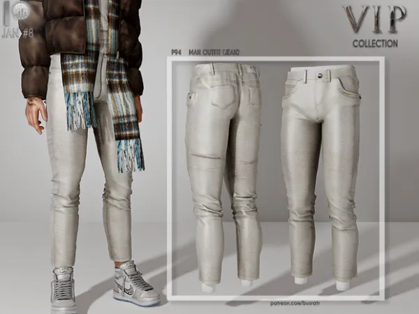 Alpha MAN OUTFIT (JEAN) P94 tr by busratr - The Sims 4 Custom Content