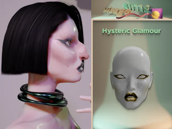Alpha Hysteric Glamour by v1s4g3 - The Sims 4 custom content