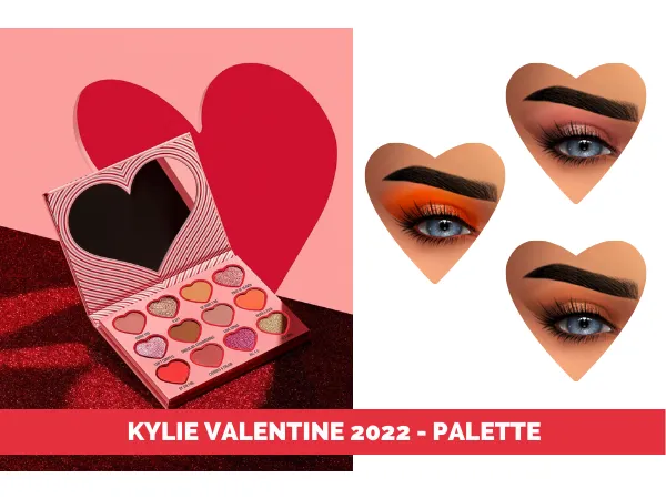 Mix KYLIE VALENTINE 2022 PALETTE - The Sims 4 Custom Content