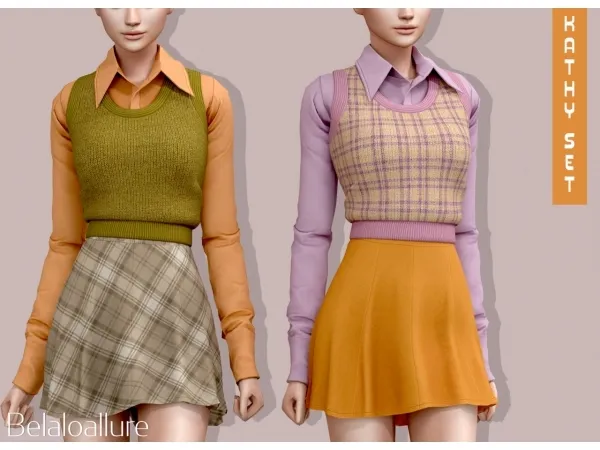 Alpha Belaloallure_70s retro - The Sims 4 Custom Content