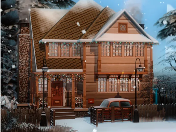 Mix Big Family Small House by SimnematographyGJ - The Sims 4 Custom Content