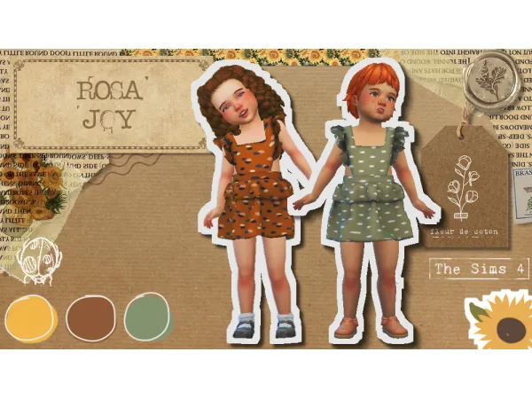 Alpha [Fleur de Coton] Rosa Joy by simsfinds - The Sims 4 Custom Content