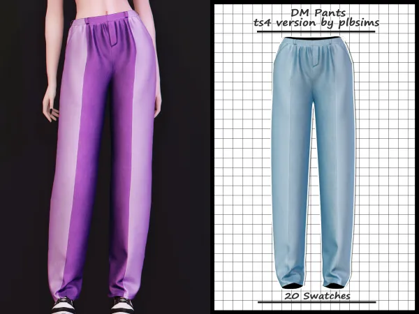 Alpha DM Pants - The Sims 4 Custom Content