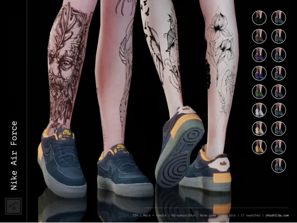 Alpha nike air force by simsfinds - The Sims 4 Custom Content