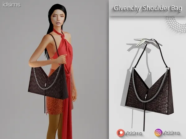 Alpha Givenchy Shoulder V2 by polygoncouture - The Sims 4 Custom Content