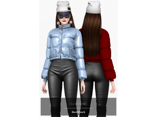 Alpha Icy Mini Set by BackTrack - The Sims 4 Custom Content