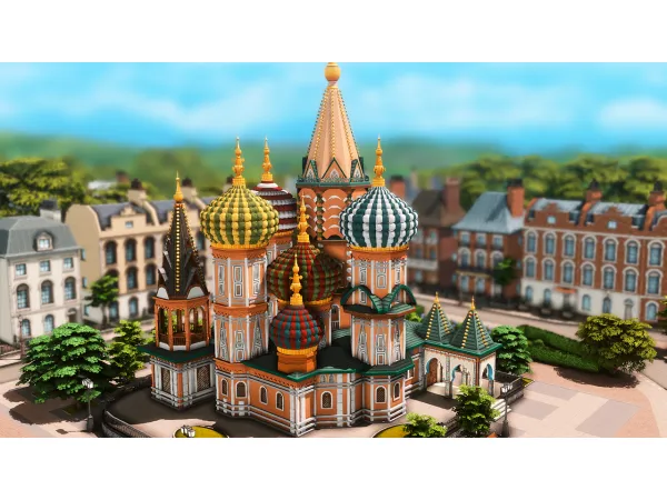 Maxis Match NO Saint Basil's Cathedral by plumbobkingdom - The Sims 4 Custom Content