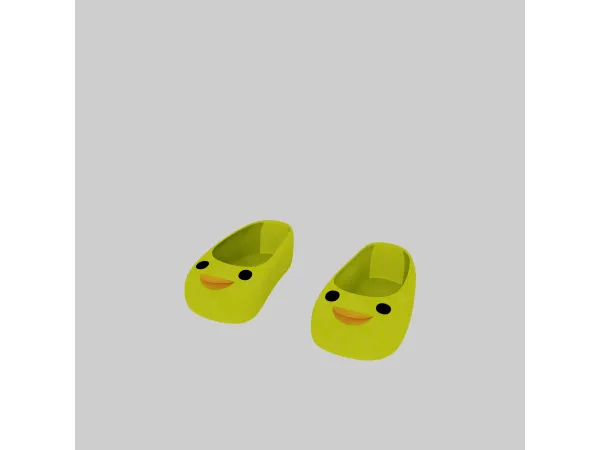 Mix [Scarlett Bulckowisk] Duck Funny Shoes by xScar - The Sims 4 Custom Content