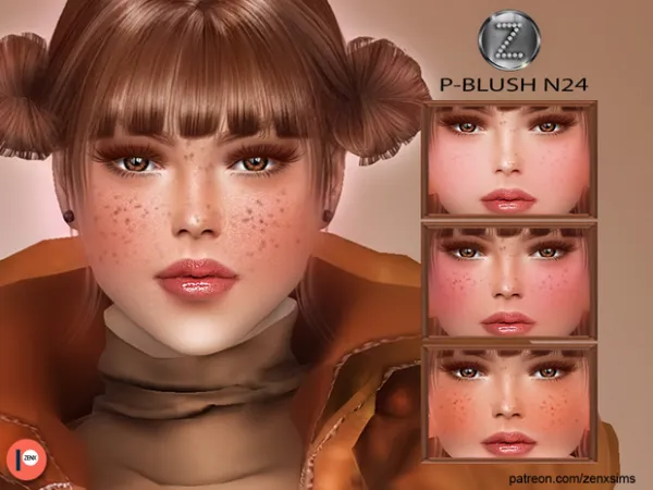 Mix LOVE P BLUSH N24 by zenx - The Sims 4 Custom Content