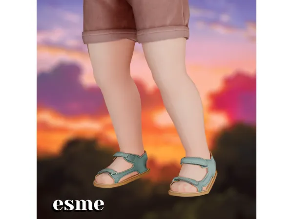 Mix Esme sandals by amelylina - The Sims 4 Custom Content