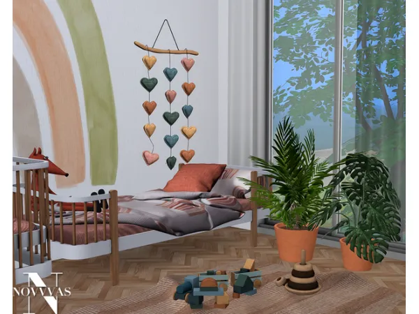 Alpha SOLEADO BEDROOM by simsfinds - The Sims 4 Custom Content