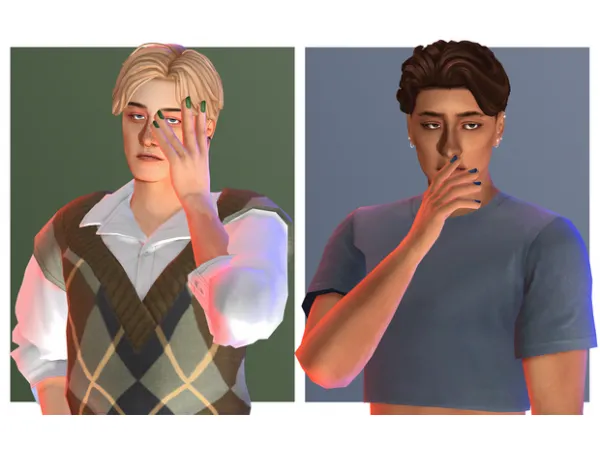 Maxis Match nails (part 2 kind of) by barbieaiden - The Sims 4 Custom Content