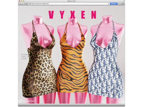 Alpha [ vyxen ] make it hot - The Sims 4 Custom Content