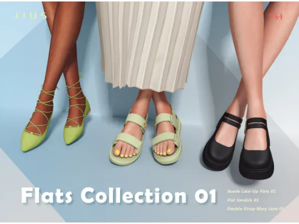 Mix Flats Collection 01 sims by Jius - The Sims 4 Custom Content