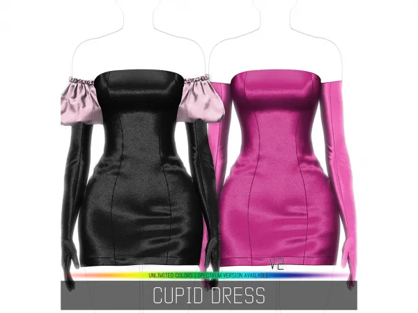 Alpha CUPID DRESS - The Sims 4 Custom Content