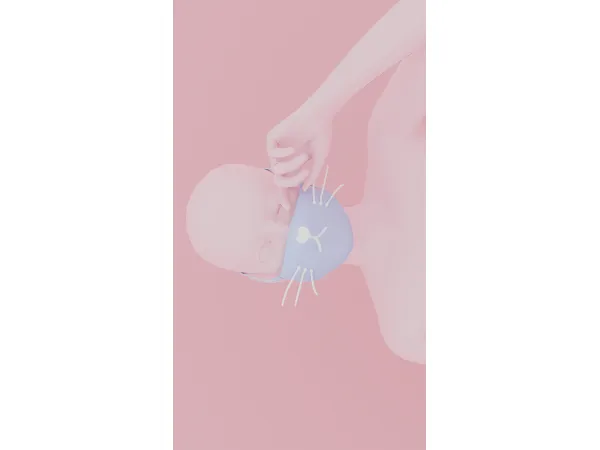 Mix kitty mask by simsfinds - The Sims 4 Custom Content