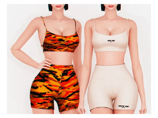 Alpha Fox Top by plbsims - The Sims 4 Custom Content