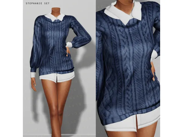 Alpha SC137 STEPHANIE SET by slayclassy - The Sims 4 Custom Content