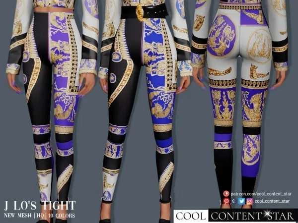 Alpha J Lo Tight by cool_content_star - The Sims 4 Custom Content