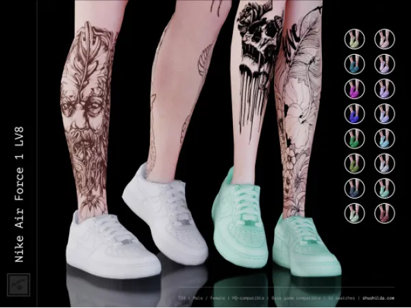 Alpha Nike Air Force 1 LV8 by simsfinds - The Sims 4 Custom Content