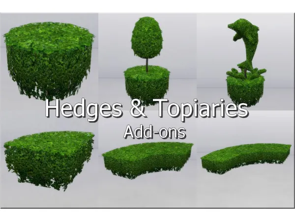 Hedges & Topiaries Add-Ons by TheJim07
