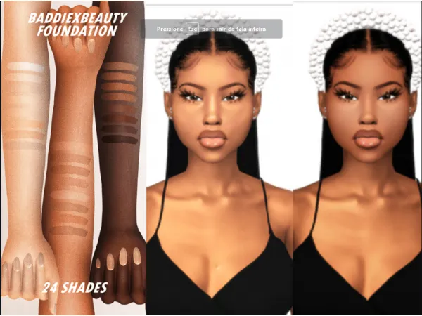 Alpha BEAUTY FOUNDATION by simsfinds - The Sims 4 Custom Content