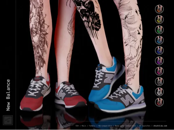 Alpha New balance by simsfinds - The Sims 4 Custom Content