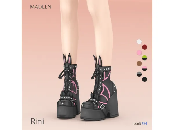 Maxis Match Rini Boots by simsfinds - The Sims 4 Custom Content