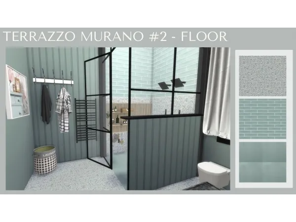 Mix Terrazzo Murano 2 Floor - The Sims 4 Custom Content