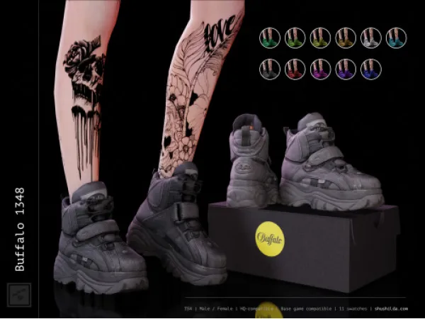 Alpha Buffalo 1348 by simsfinds - The Sims 4 Custom Content