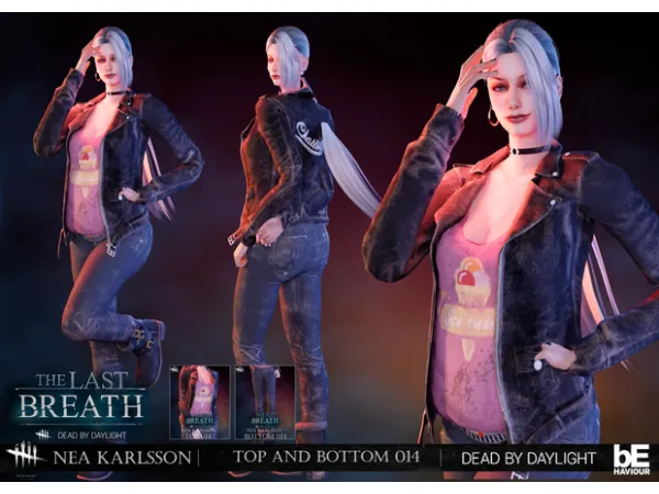 Alpha Dead sims by Daylight Nea Karlsson Top and Bottom 014 by Mimoto - The Sims 4 Custom Content