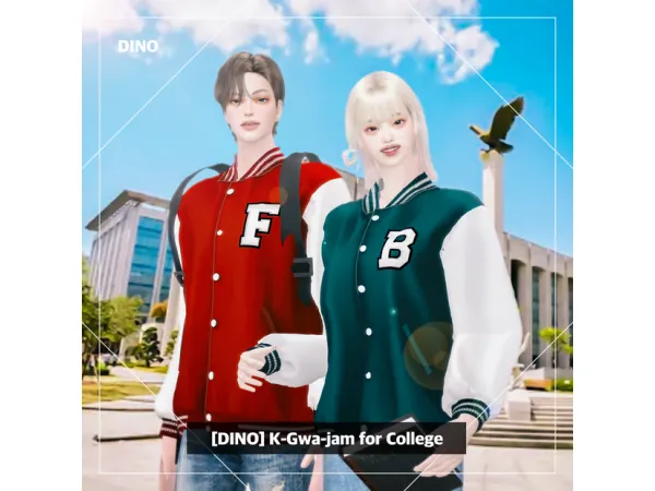 Alpha K Gwa jam for College Students by [DINO] - The Sims 4 Custom Content