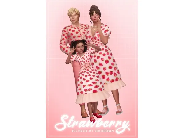 Strawberry Set by Joliebean