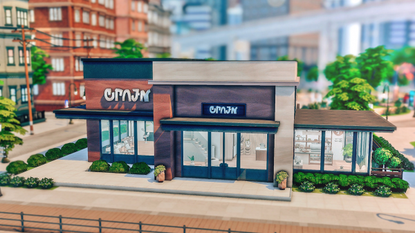 Maxis Match Myshuno Salon Spa by simsfinds - The Sims 4 Custom Content