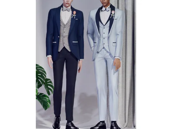 Alpha Tuxedo by simsfinds - The Sims 4 Custom Content