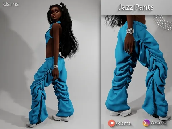 Alpha Jazz Pants by polygoncouture - The Sims 4 Custom Content